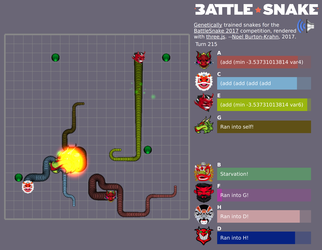 Battlesnake game board